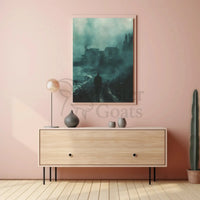 Mystical Coastal Journey: Abstract, Artistic, or Pop Culture Poster PosterGoat