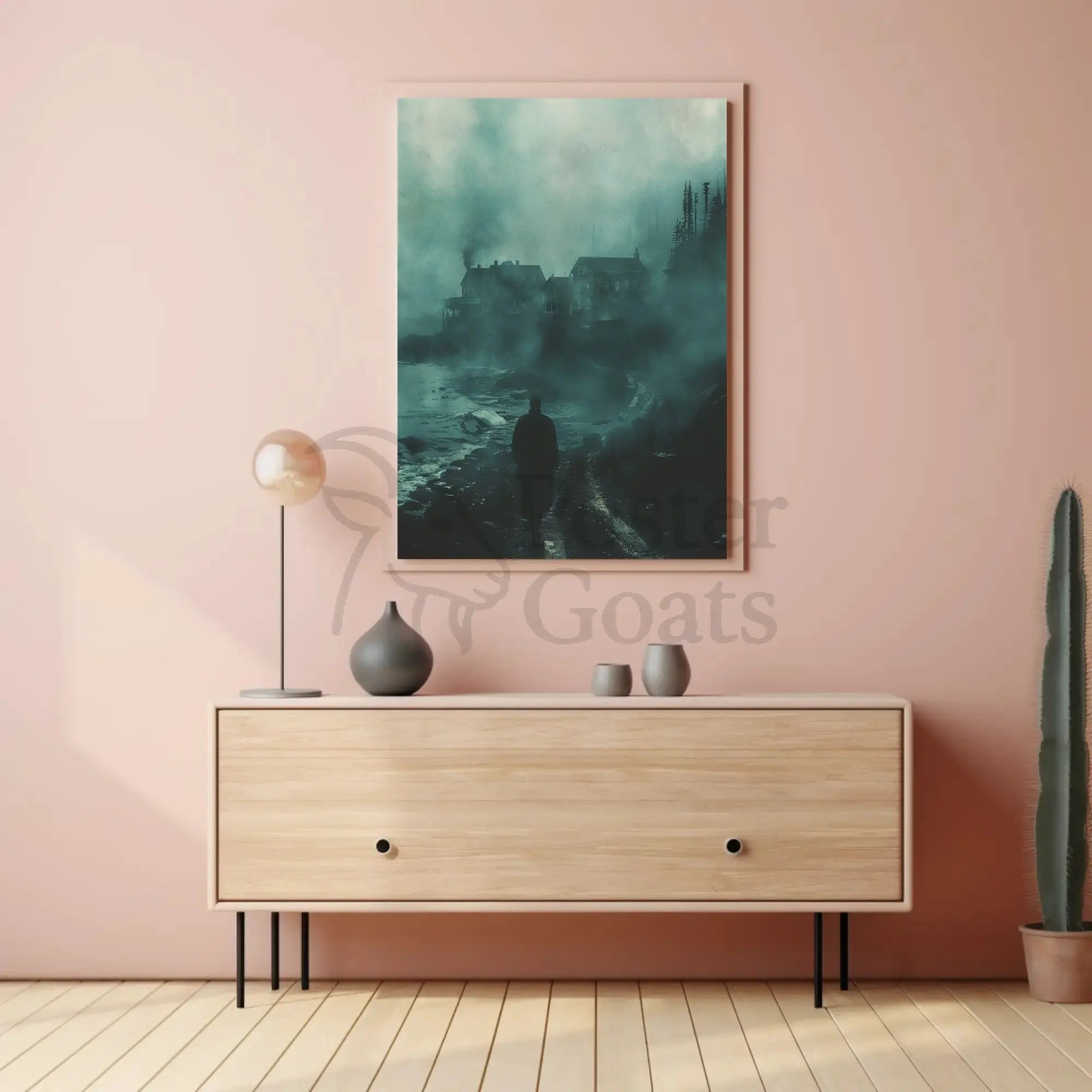 Mystical Coastal Journey: Abstract, Artistic, or Pop Culture Poster PosterGoat