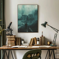 Mystical Coastal Journey: Abstract, Artistic, or Pop Culture Poster PosterGoat