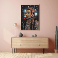 Mystical Cosmic Tribal Heritage Poster PosterGoat