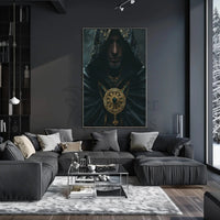 Mystical Elegance Cloaked Figure Historical or Presidential Poster PosterGoat