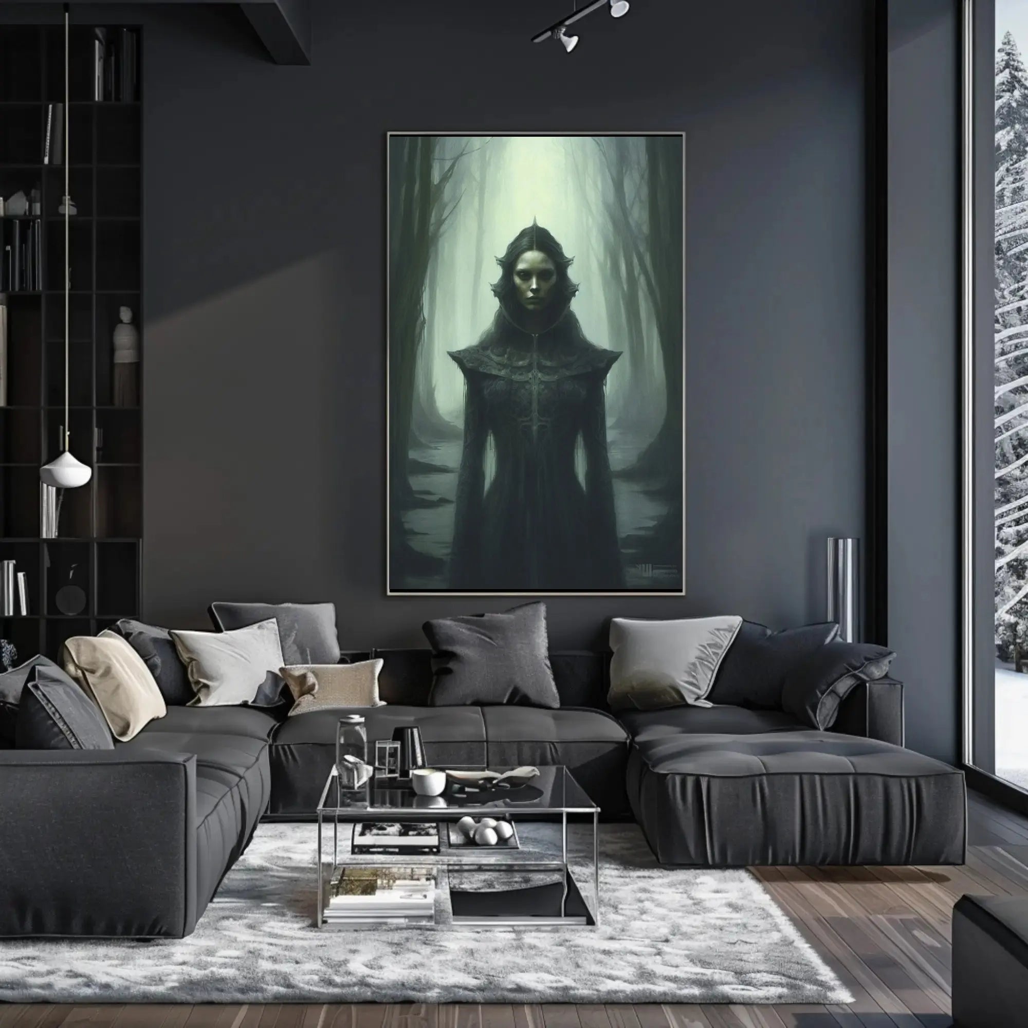 Mystical Forest Gothic Fantasy Art Poster PosterGoat