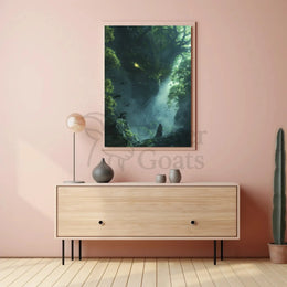 Mystical Forest Guardian Art Print: Abstract, Artistic, or Pop Culture Poster PosterGoat