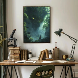 Mystical Forest Guardian Art Print: Abstract, Artistic, or Pop Culture Poster PosterGoat