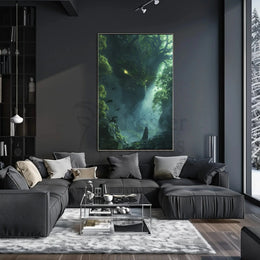 Mystical Forest Guardian Art Print: Abstract, Artistic, or Pop Culture Poster PosterGoat