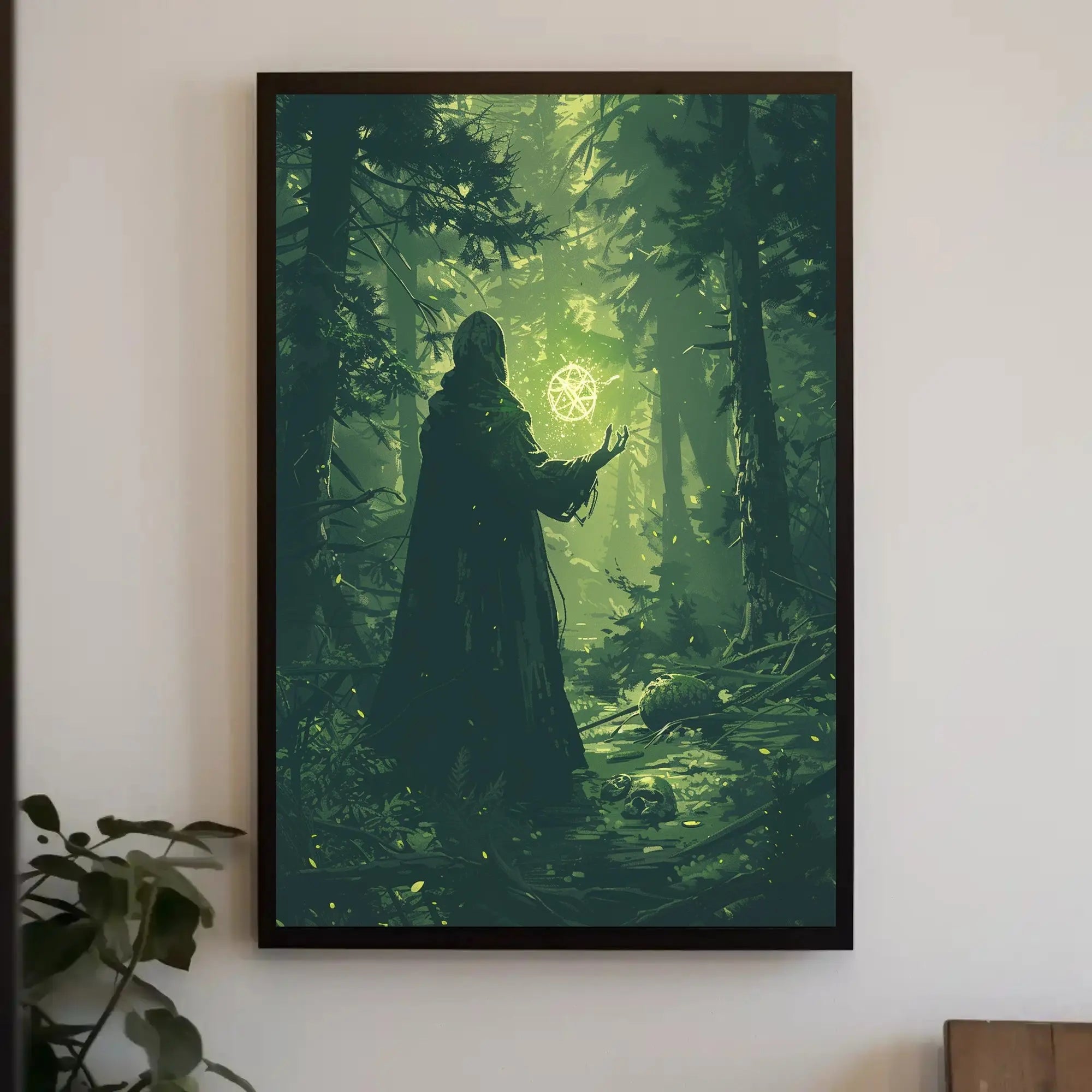 Mystical Forest Magic Art Print - Abstract, Artistic, or Pop Culture Poster PosterGoat
