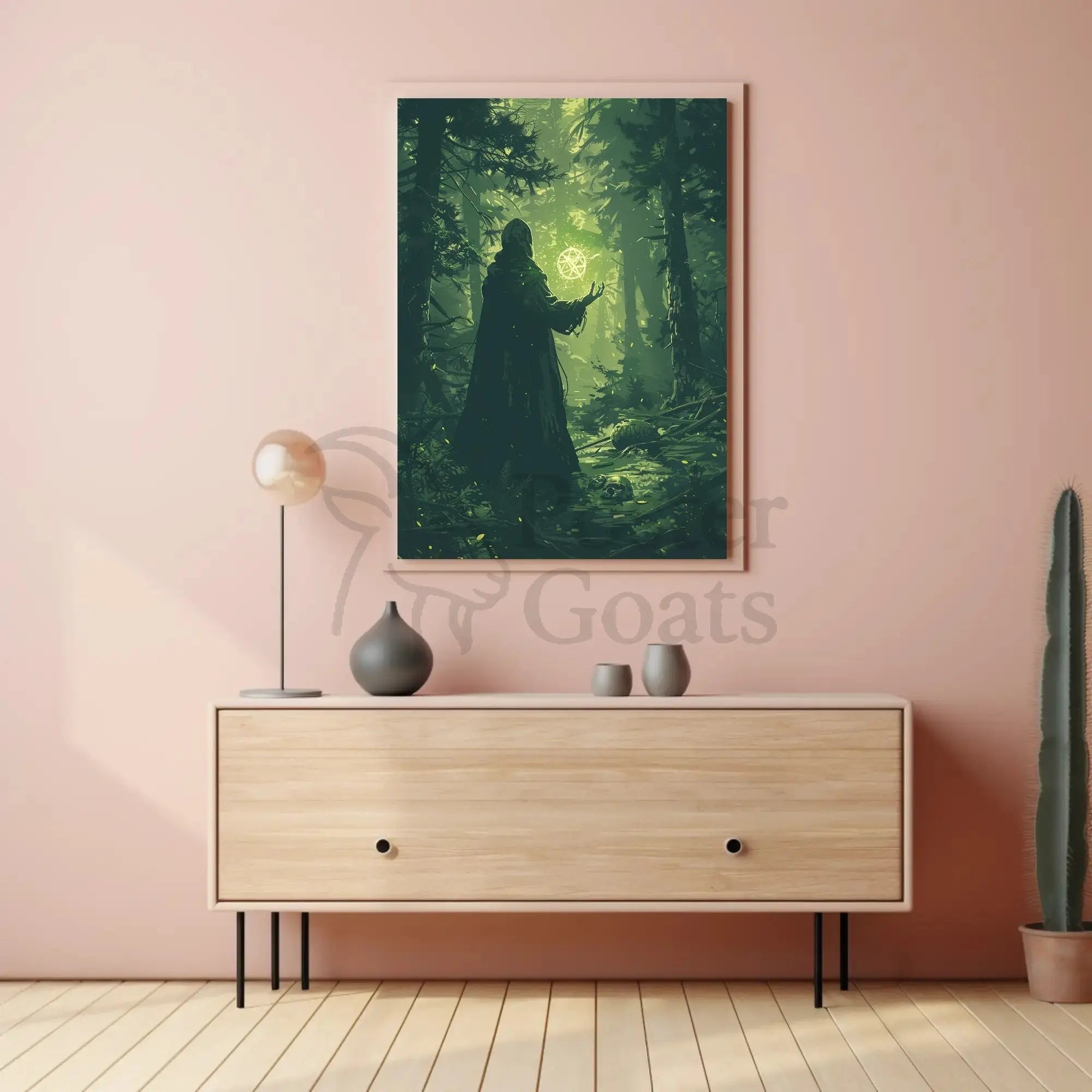 Mystical Forest Magic Art Print - Abstract, Artistic, or Pop Culture Poster PosterGoat
