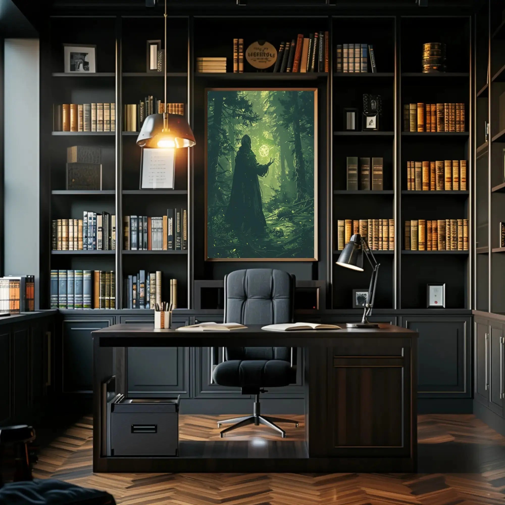 Mystical Forest Magic Art Print - Abstract, Artistic, or Pop Culture Poster PosterGoat