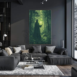 Mystical Forest Magic Art Print - Abstract, Artistic, or Pop Culture Poster PosterGoat