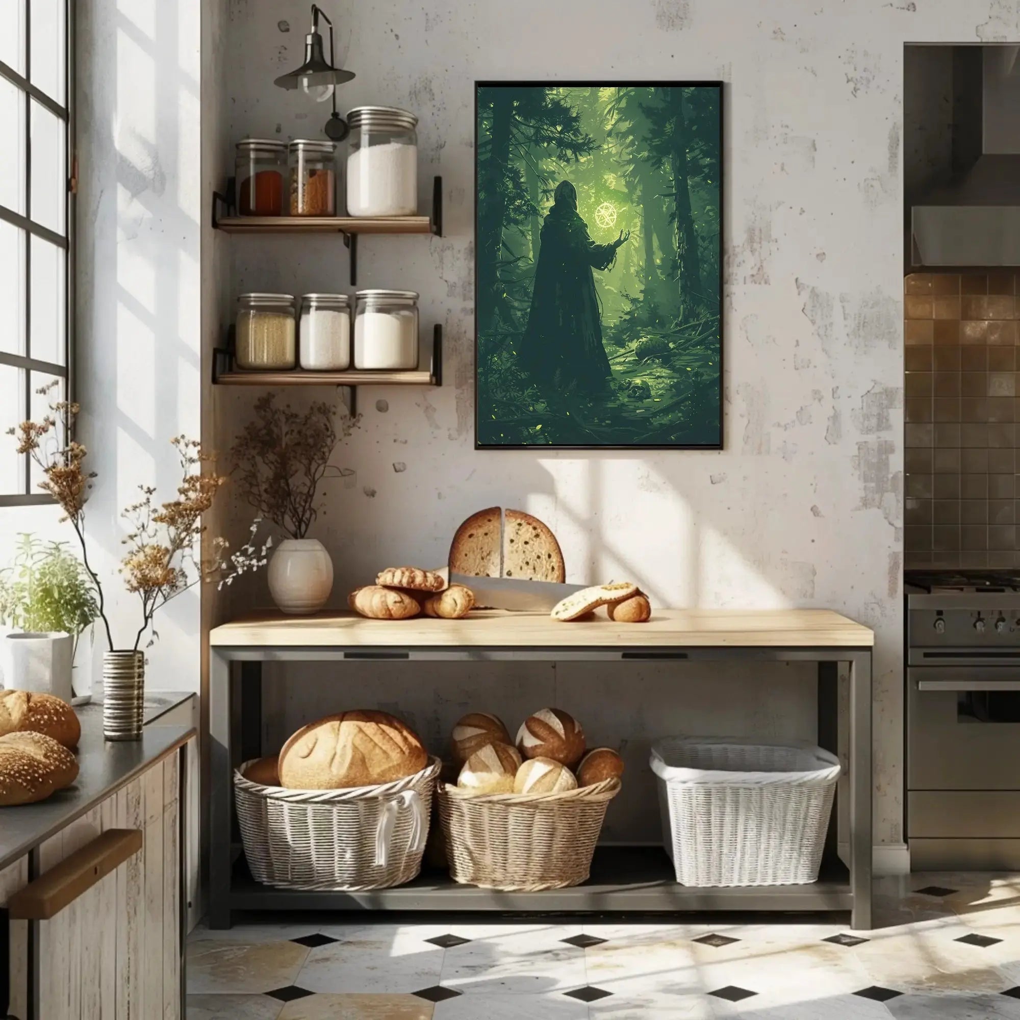 Mystical Forest Magic Art Print - Abstract, Artistic, or Pop Culture Poster PosterGoat