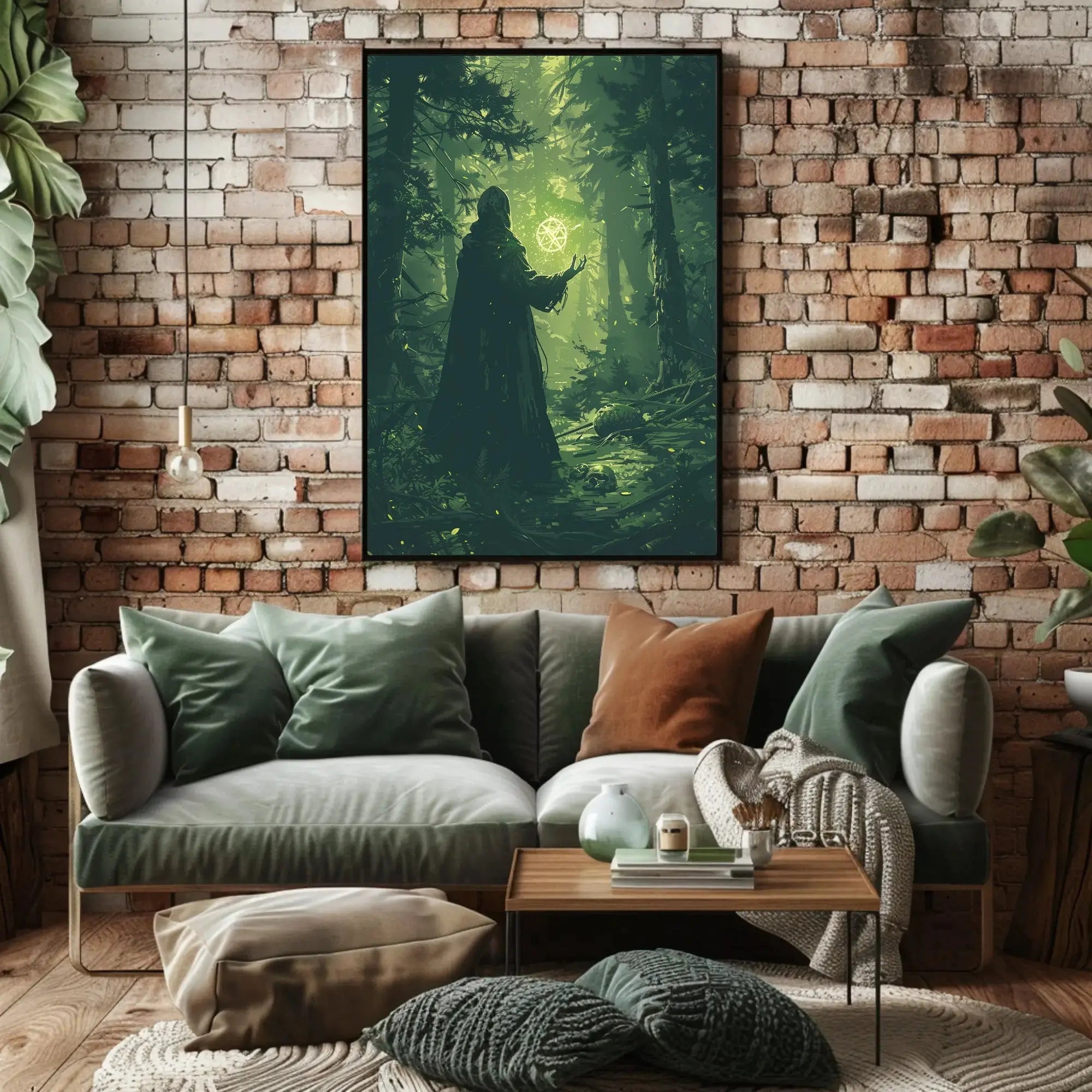 Mystical Forest Magic Art Print - Abstract, Artistic, or Pop Culture Poster PosterGoat