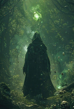 Mystical Forest Magic Fantasy Art Poster PosterGoat