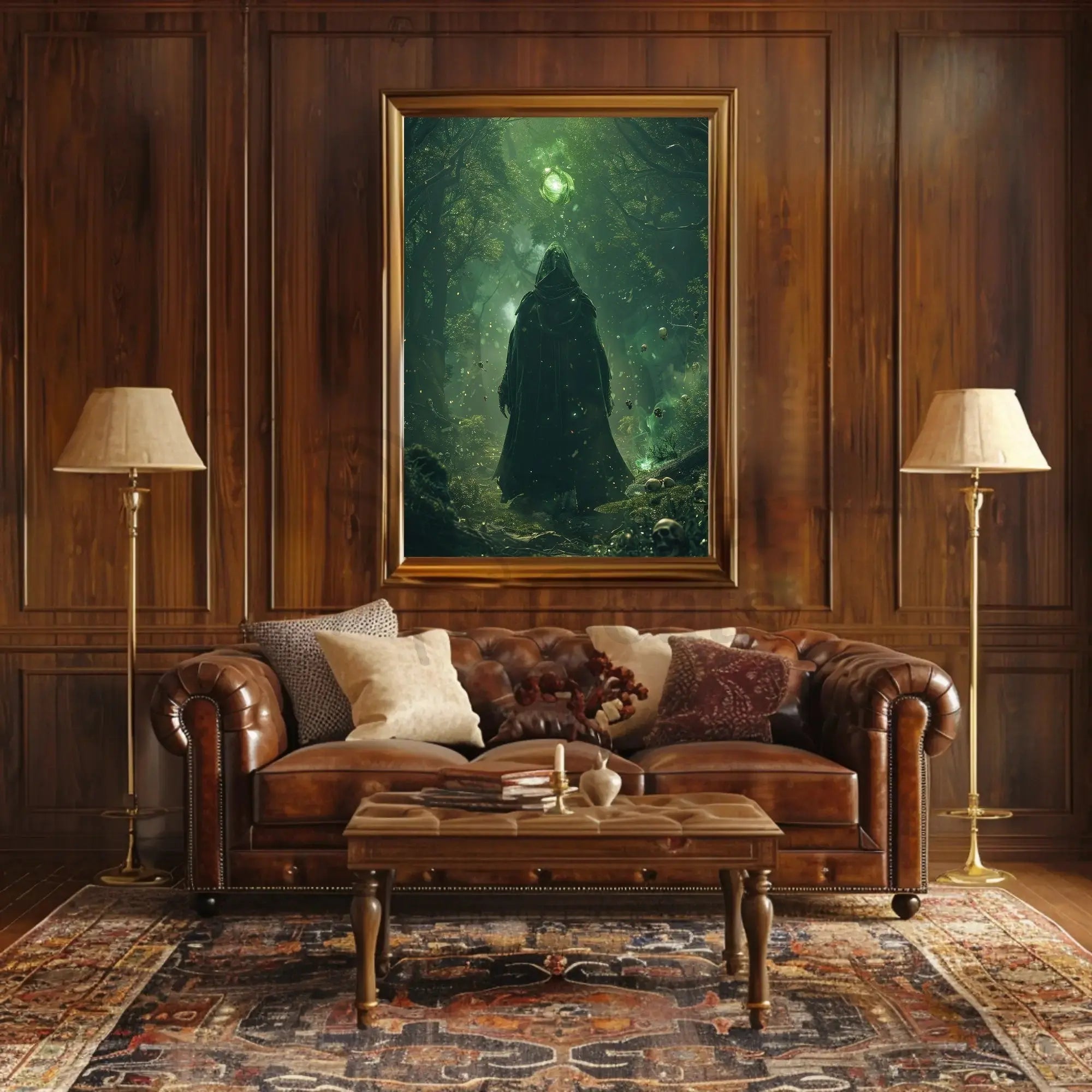 Mystical Forest Magic Fantasy Art Poster PosterGoat