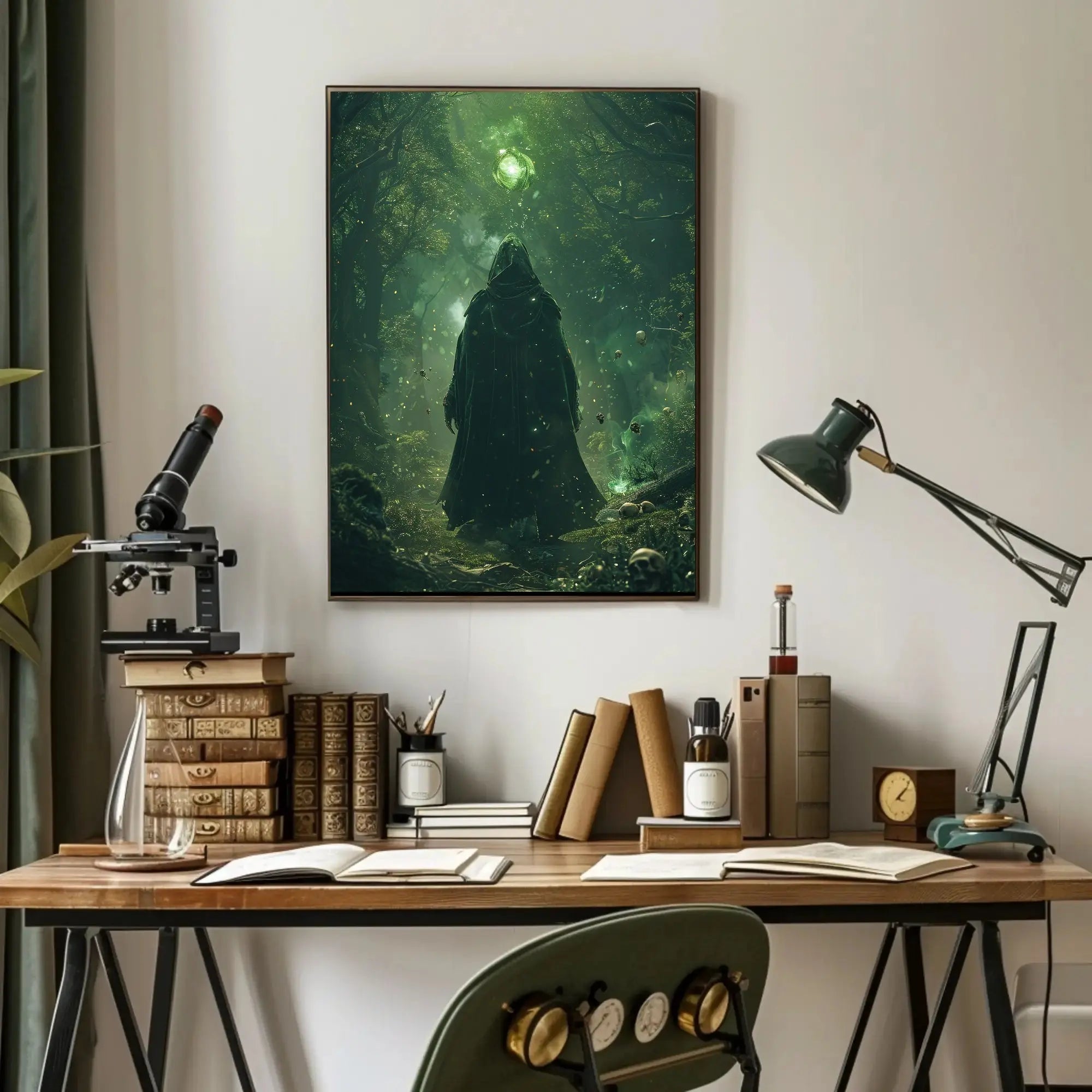 Mystical Forest Magic Fantasy Art Poster PosterGoat
