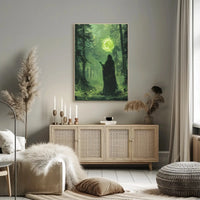 Mystical Forest Magic Scene Fantasy Poster PosterGoat