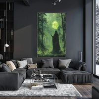 Mystical Forest Magic Scene Fantasy Poster PosterGoat