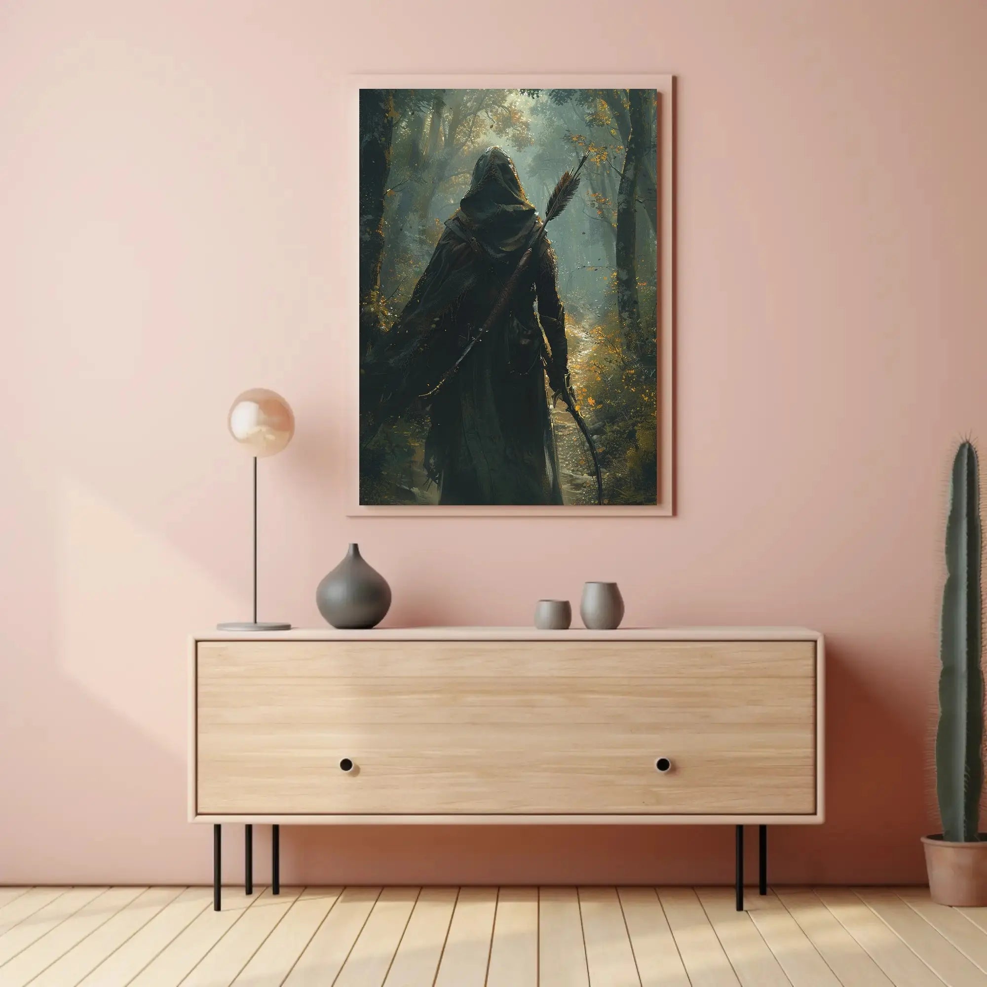 Mystical Forest Ranger Adventure – Artistic Poster PosterGoat