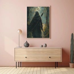 Mystical Forest Ranger Adventure – Artistic Poster PosterGoat