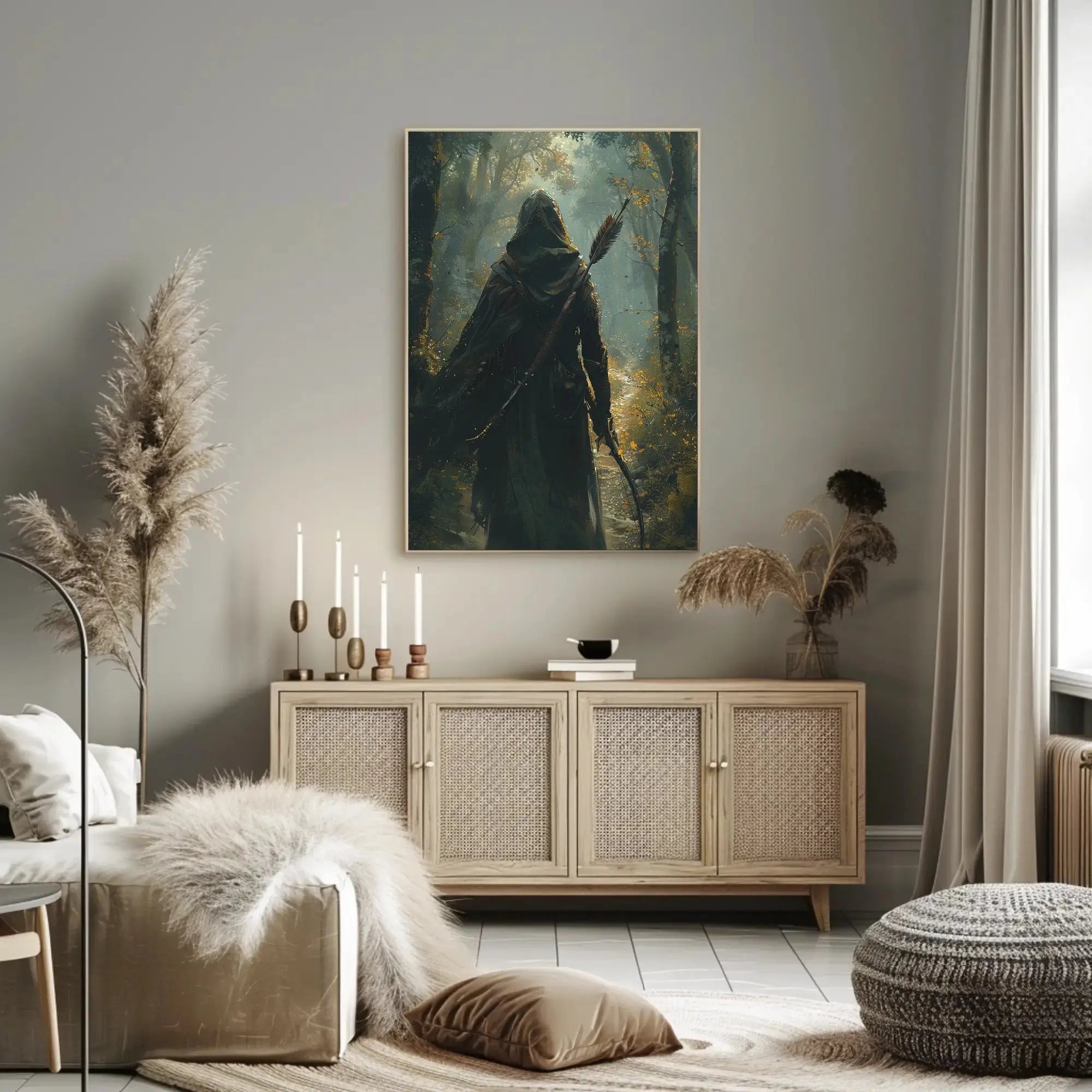 Mystical Forest Ranger Adventure – Artistic Poster PosterGoat
