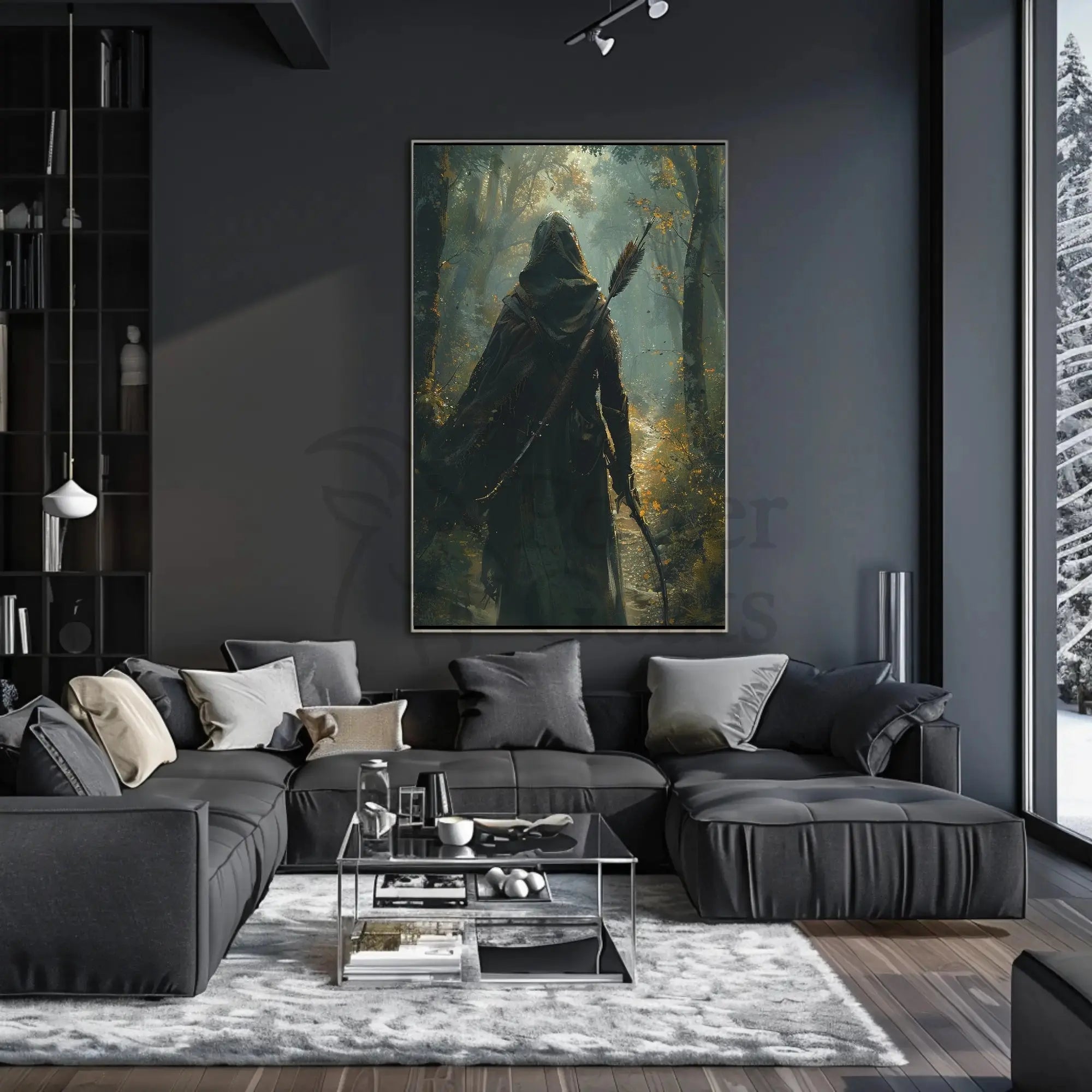 Mystical Forest Ranger Adventure – Artistic Poster PosterGoat