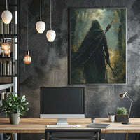 Mystical Forest Ranger Adventure – Artistic Poster PosterGoat