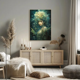 Mystical Forest Spirit Enchantment Artistic Poster PosterGoat