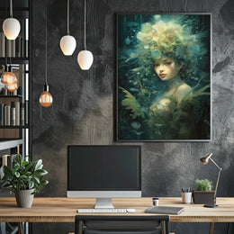 Mystical Forest Spirit Enchantment Artistic Poster PosterGoat