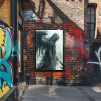 Mystical Hooded Figure Fantasy Art Poster PosterGoat