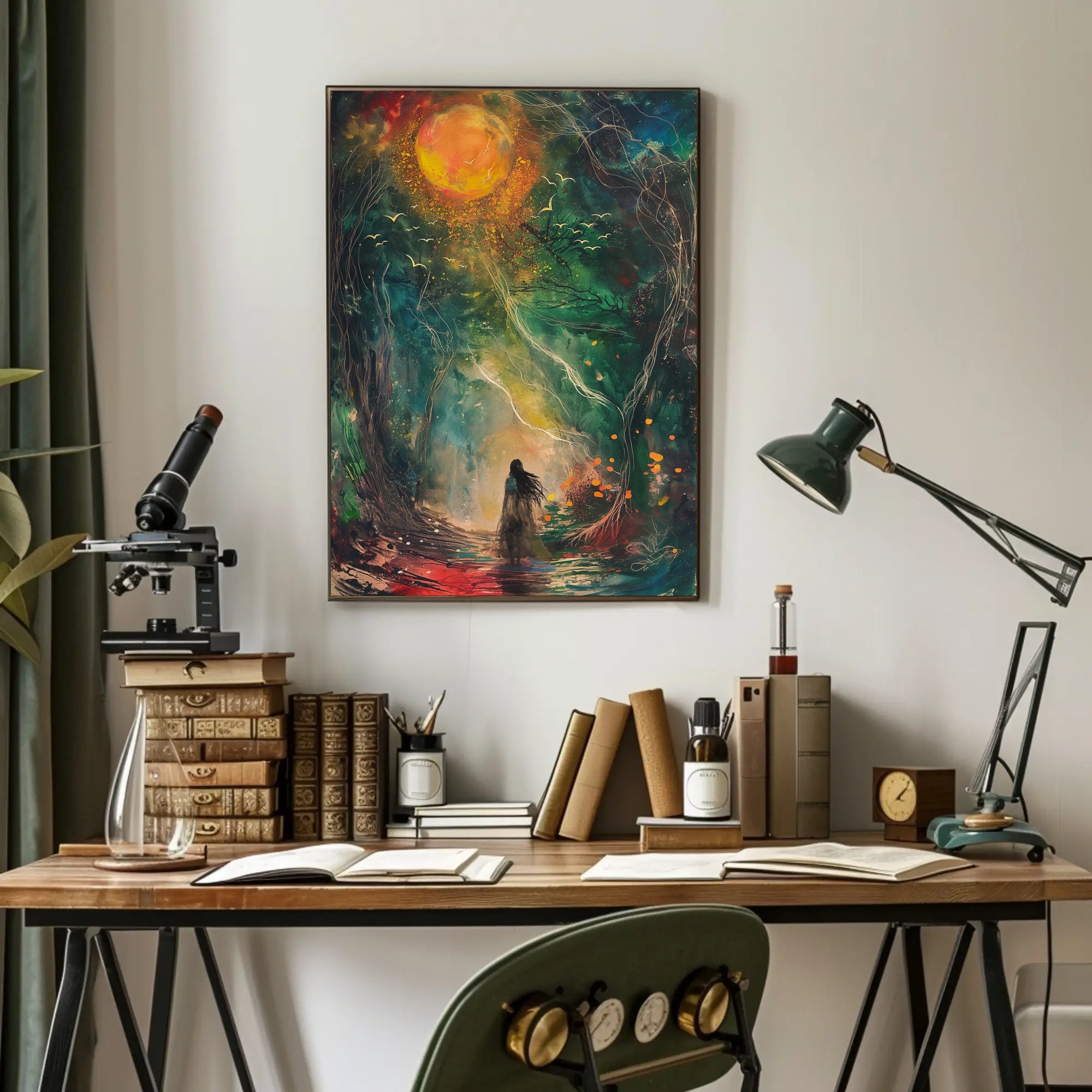 Mystical Journey Through Enchanted Forest Fantasy or Mythology Poster PosterGoat