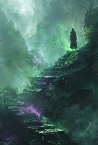 Mystical Journey in Nature Fantasy Art Poster PosterGoat