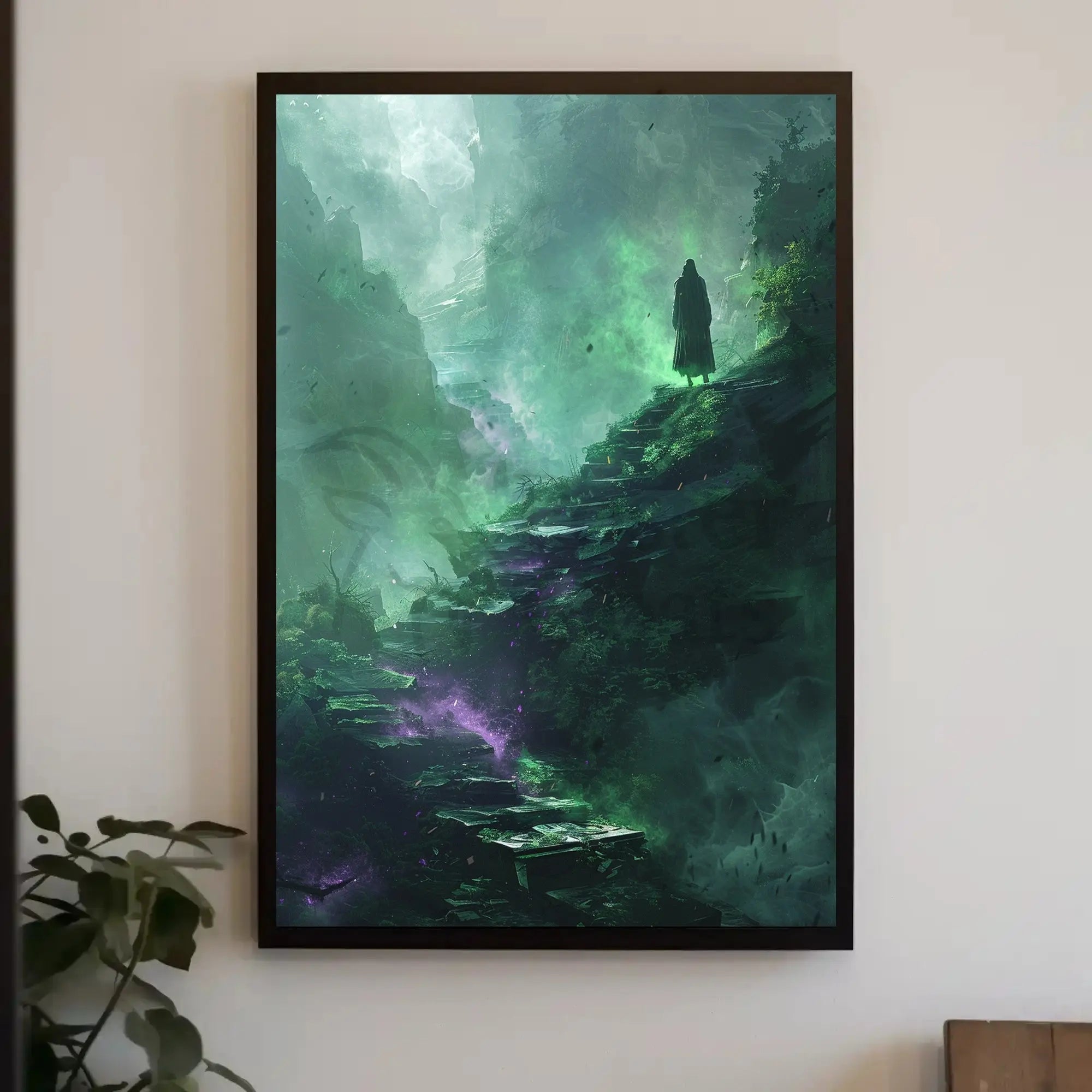 Mystical Journey in Nature Fantasy Art Poster PosterGoat