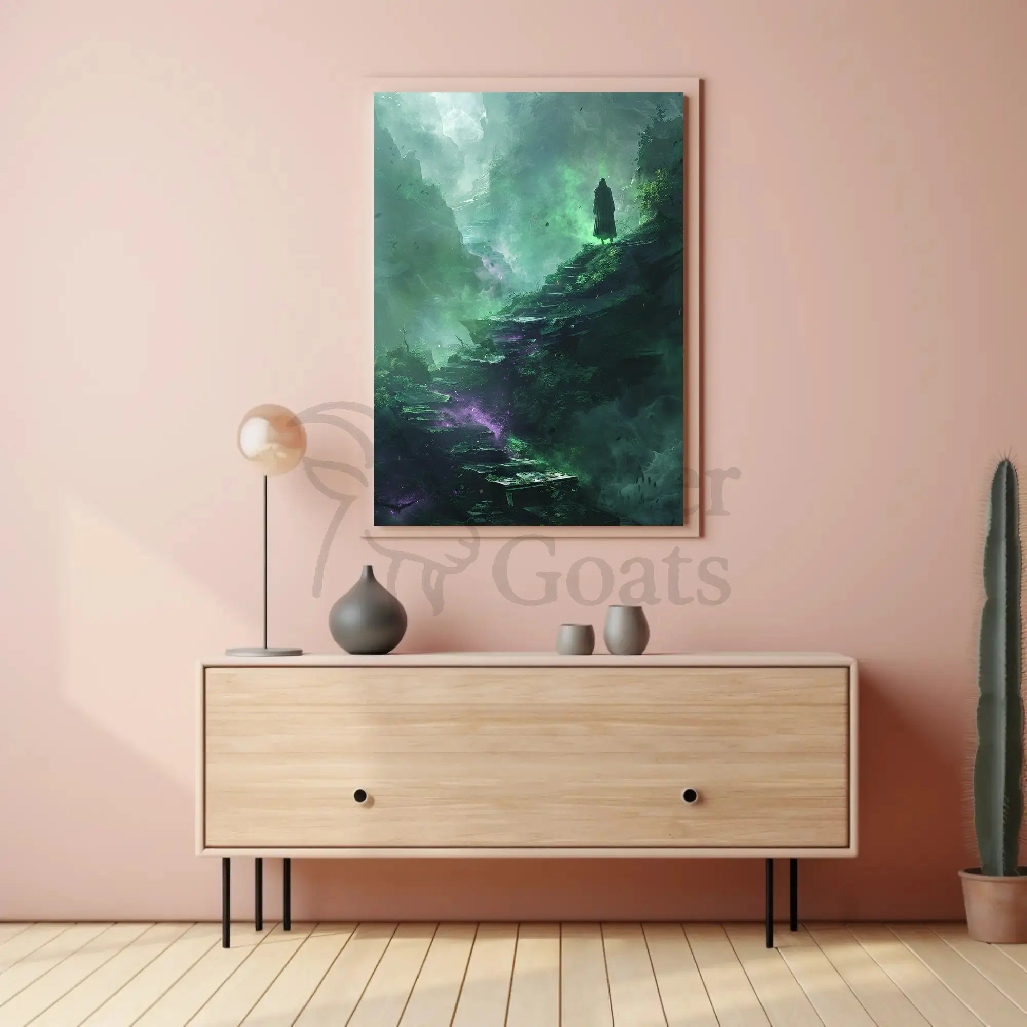 Mystical Journey in Nature Fantasy Art Poster PosterGoat