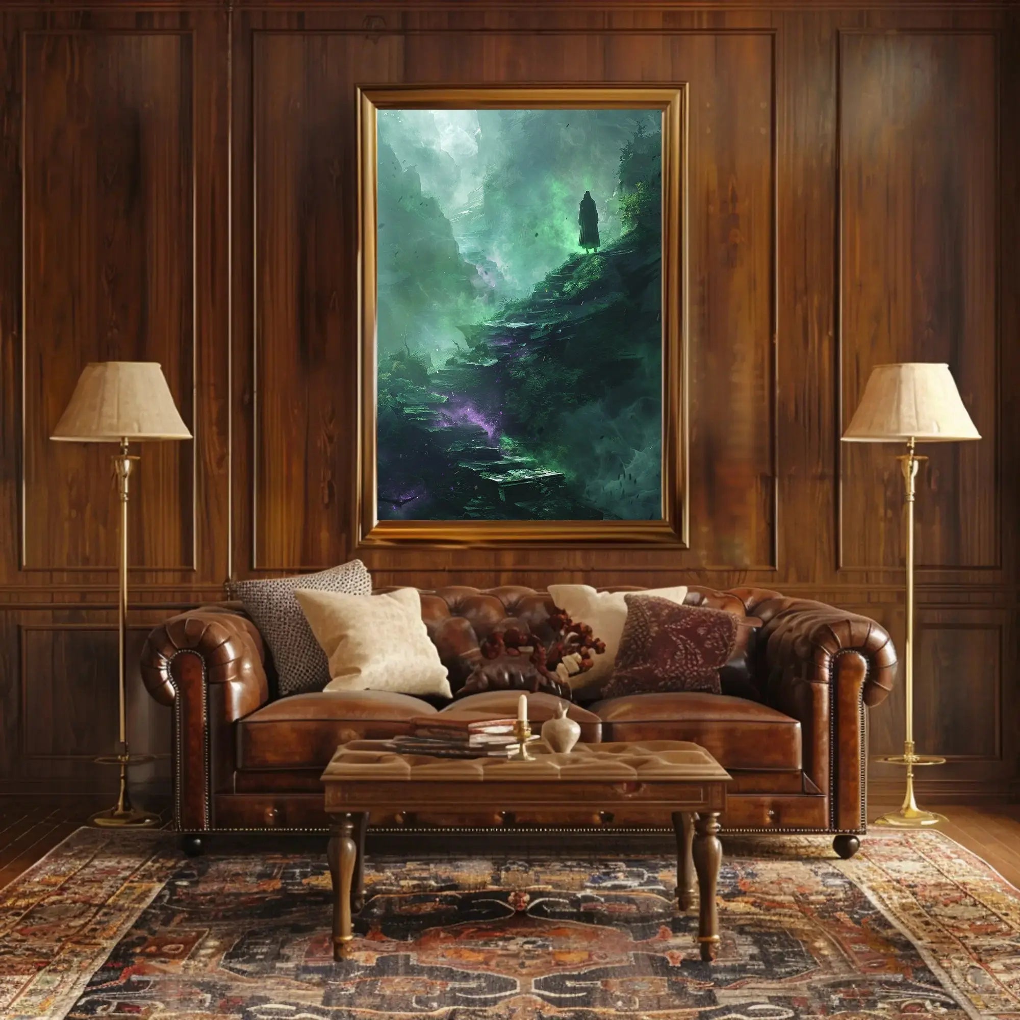 Mystical Journey in Nature Fantasy Art Poster PosterGoat