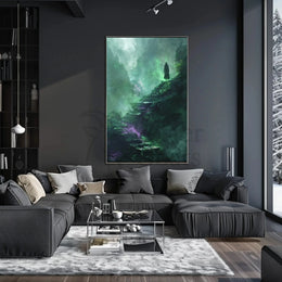 Mystical Journey in Nature Fantasy Art Poster PosterGoat