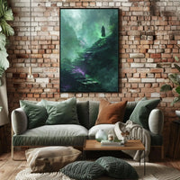 Mystical Journey in Nature Fantasy Art Poster PosterGoat