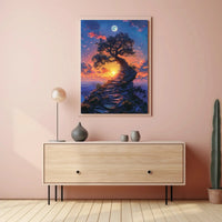 Mystical Journey to Enlightenment Fantasy Art Poster PosterGoat