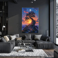Mystical Journey to Enlightenment Fantasy Art Poster PosterGoat