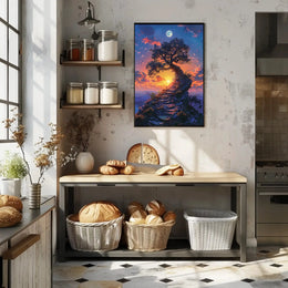 Mystical Journey to Enlightenment Fantasy Art Poster PosterGoat
