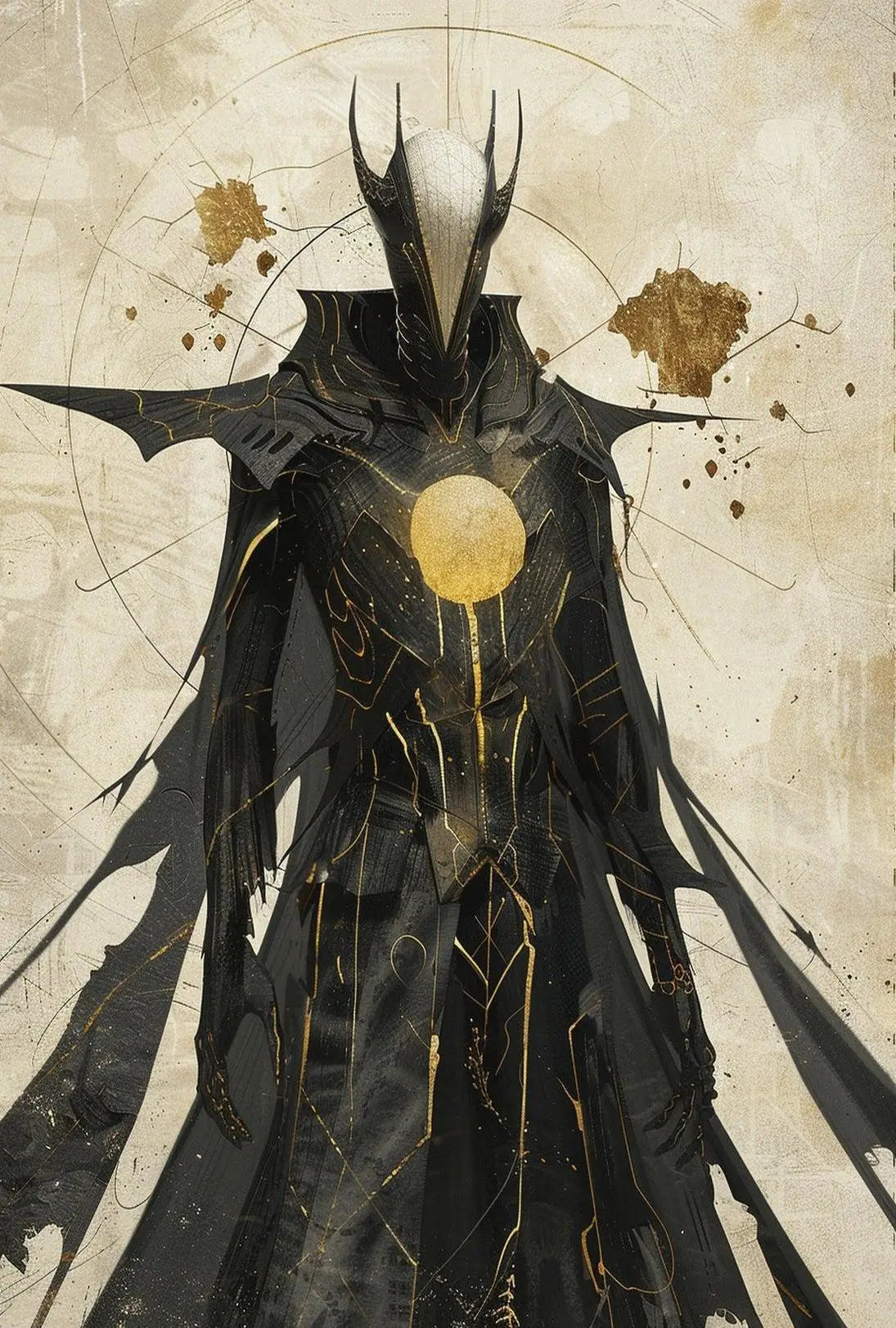 Mystical Knight Fantasy Art Poster PosterGoat