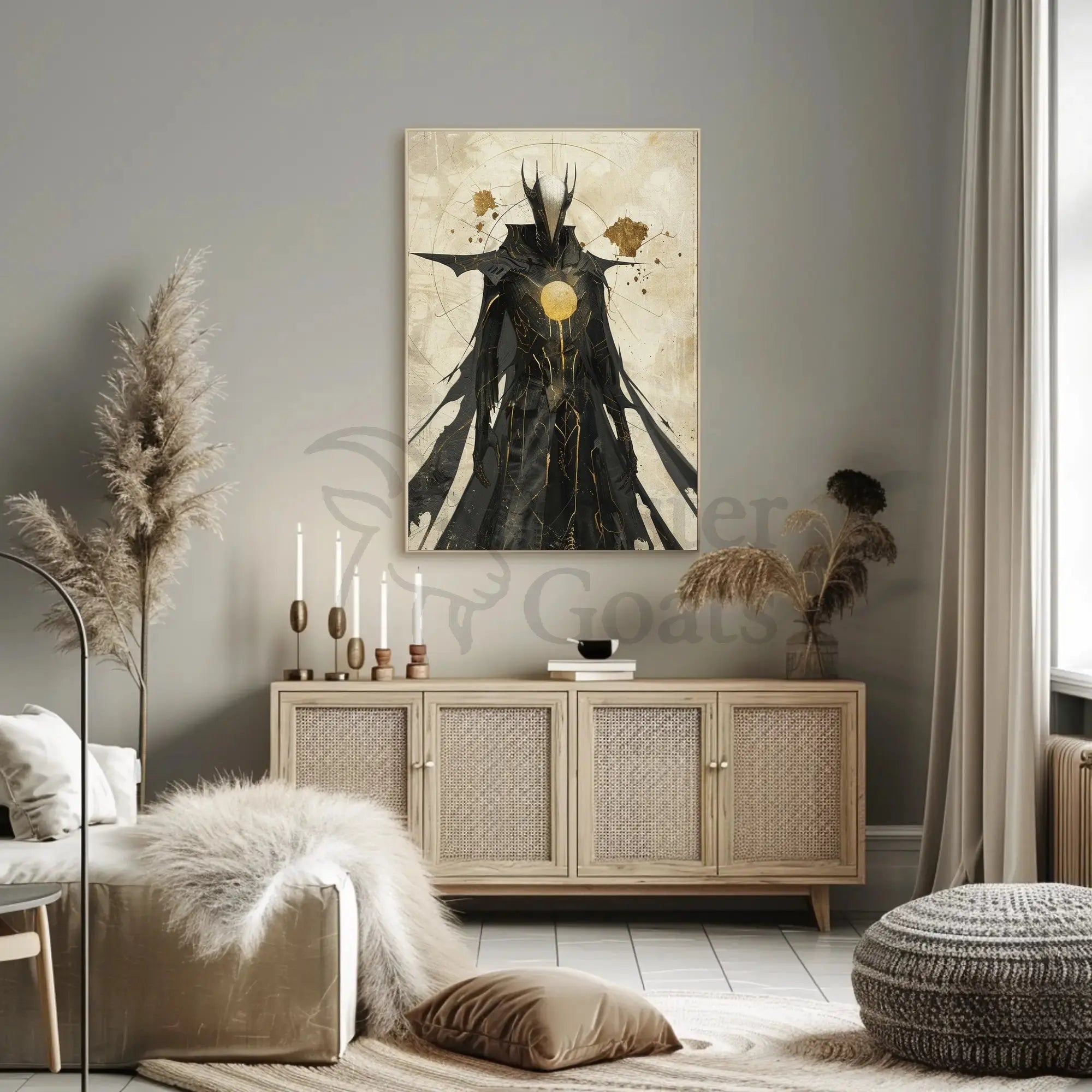 Mystical Knight Fantasy Art Poster PosterGoat
