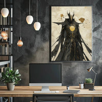 Mystical Knight Fantasy Art Poster PosterGoat