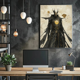 Mystical Knight Fantasy Art Poster PosterGoat