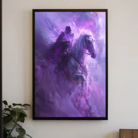 Mystical Knight Fantasy Scene Art Poster PosterGoat