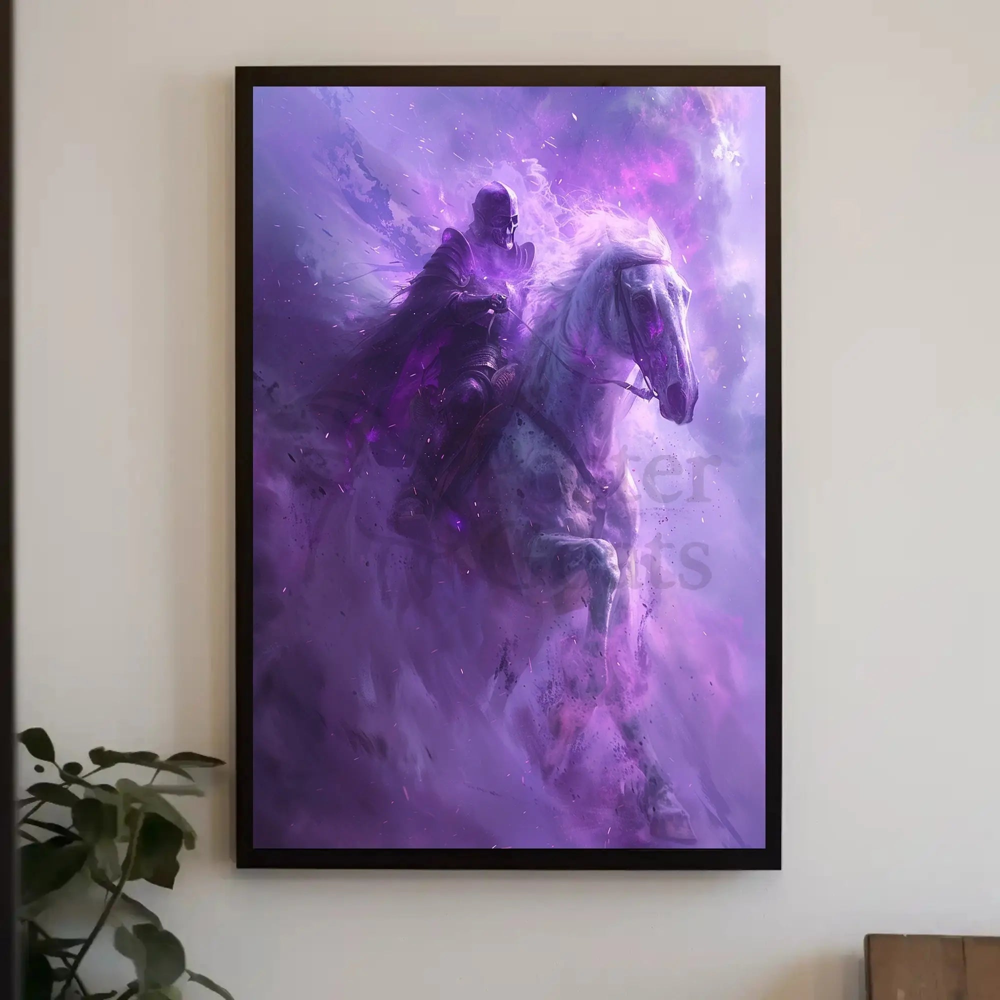 Mystical Knight Fantasy Scene Art Poster PosterGoat