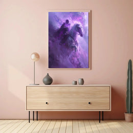 Mystical Knight Fantasy Scene Art Poster PosterGoat