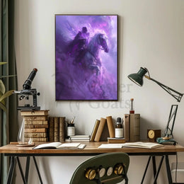 Mystical Knight Fantasy Scene Art Poster PosterGoat