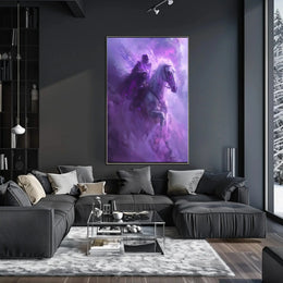 Mystical Knight Fantasy Scene Art Poster PosterGoat