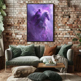 Mystical Knight Fantasy Scene Art Poster PosterGoat