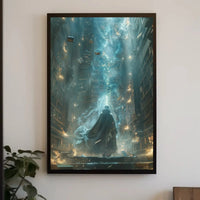 Mystical Library Magic Fantasy Artistic Poster PosterGoat