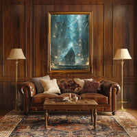Mystical Library Magic Fantasy Artistic Poster PosterGoat